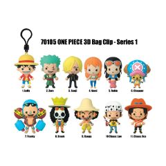 Picture of Monogram: One Piece (Series1) 3D Foam Bag Clips Figures (70105)