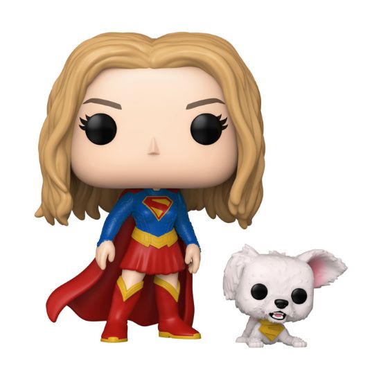 Picture of Funko Pop! Heroes: Supergirl - Supergirl with Puppy Krypto #633 Vinyl Figures