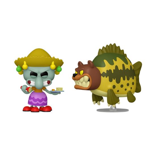 Picture of Funko Pop! 2-Pack: SpongeBob Square Pants - Squidward & Sea Bear Vinyl Figures