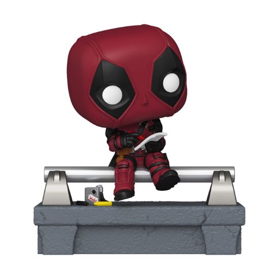 Picture of Funko Pop! Deluxe: Deadpool Legacy Collection - Deadpool (on Bridge) #1580 Bobble-Head Vinyl Figure