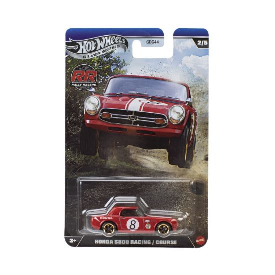 Picture of Mattel Hot Wheels Silver Series: Rally Racers - Honda S800 Racing/Course Vehicle (JKX62)