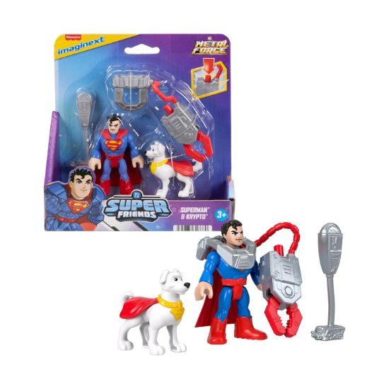 Picture of Fisher-Price Imaginext DC: Super Friends Metal Force - Superman & Krypto (JGN60)