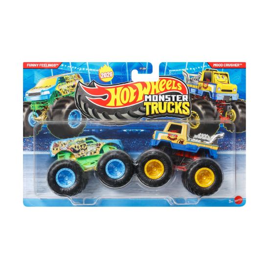 Picture of Mattel Hot Wheels Monster Trucks: Demolition Doubles - Funny Feelings VS Mood Crusher (JHY81)