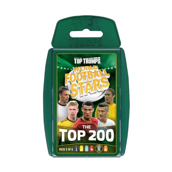Picture of Winning Moves: Top Trumps - World Football Stars 2024 The Top 200 Pack 5 - Card Game (WM04842-EN1)
