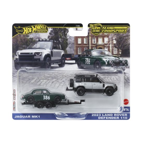 Picture of Mattel Hot Wheels Premium: Car Culture Team Transport – Land Rover Defender 110 Vehicle (JBM29)