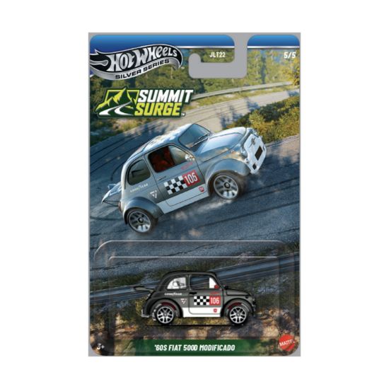 Picture of Mattel Hot Wheels: Silver Series - 60's Fiat 500D Modificado Vehicle (JKX70)