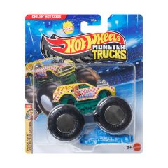 Picture of Mattel Hot Wheels Monster Trucks: Snack Pack - Chili N' Hot Dog Die-Cast Vehicle (JHY49)