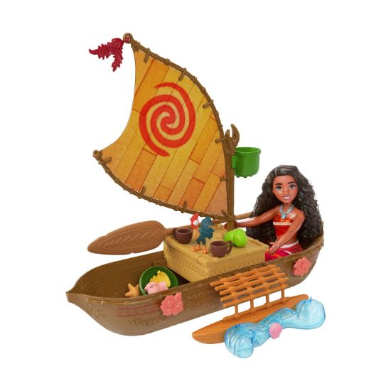 Picture of Mattel Disney Dolls: Disney Vaiana Fashion Dolls - Disney Vaiana Vaiana's Boat (JLN22)