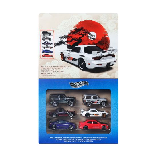 Picture of Mattel Hot Wheels: 1:64 Thematic - Streets of Japan Set of 6 (JLB23)