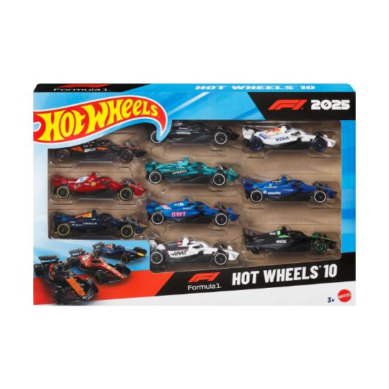 Picture of Mattel Hot Wheels: Racing Vehicles - F1 Set of 10 (JMM24)