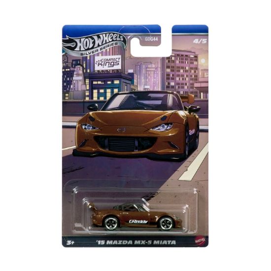 Picture of Mattel Hot Wheels Silver Series: Compact Kings - '15 Mazda MX-5 Miata Vehicle (JKX56)