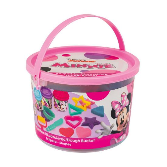 Picture of AS Minnie: Dough Bucket - Shapes with Tools 200gr (1045-03571)