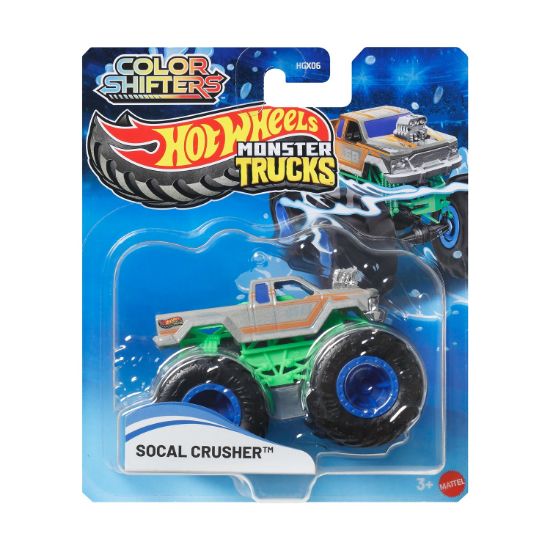 Picture of Mattel Hot Wheels: Monster Trucks Vehicle - Color Shiftera - Socal Crusher (JHY96)