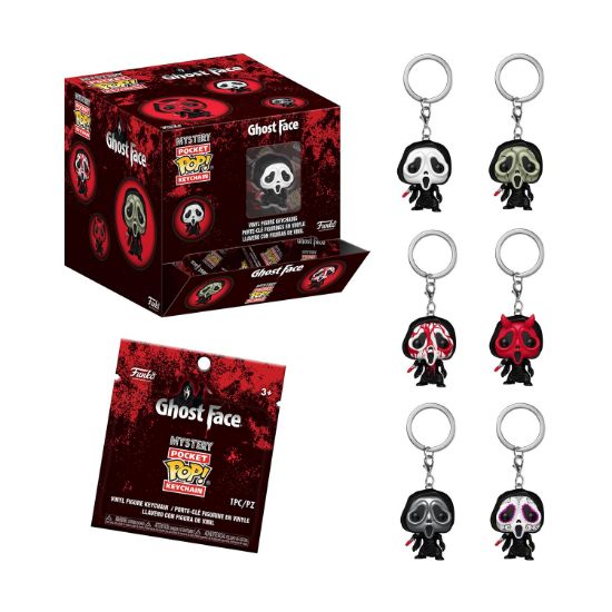 Picture of Funko Pocket Pop!: Ghost Face (Blind Bag/Random) Vinyl Figure Keychain