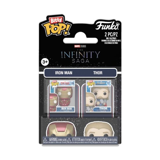 Picture of Funko Bitty Pop! 2-Pack: Marvel -  IM & Thor #Vinyl Figures