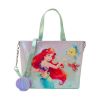 Picture of Loungefly Disney: The Little Mermaid - Ariel & Flounder Tote Bag with Coin Bag (WDTB3509)