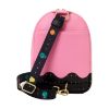 Picture of Pac-Man: Pinky Ghost Sling Crossbody Bag - Glows in the Dark! (PCMTB0001)