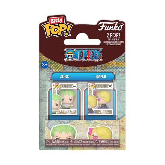 Picture of Funko Bitty Pop! 2-pack: One Piece - Zoro & Sanji Vinyl Figures