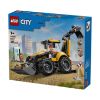 Picture of LEGO City Yellow Backhoe Loader (60480)