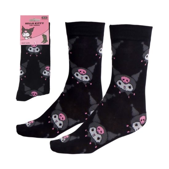 Picture of Cerda: Hello Kitty & Friends - Kuromi Adult Socks (36-43) (2900003026)