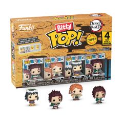 Picture of Funko Bitty Pop! 4-Pack: Demon Slayer - Tanjiro Kamado - Sabito - Makomo* (Mystery) Vinyl Figures