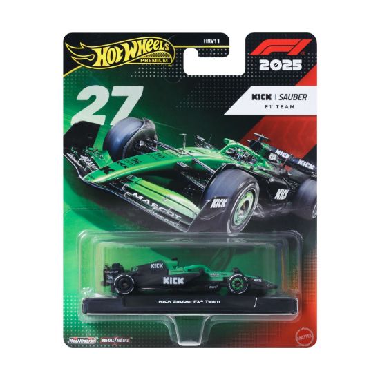 Picture of Mattel Hot Wheels Premium: F1 – Kick Sauber F1 Team Vehicle (JKD84)
