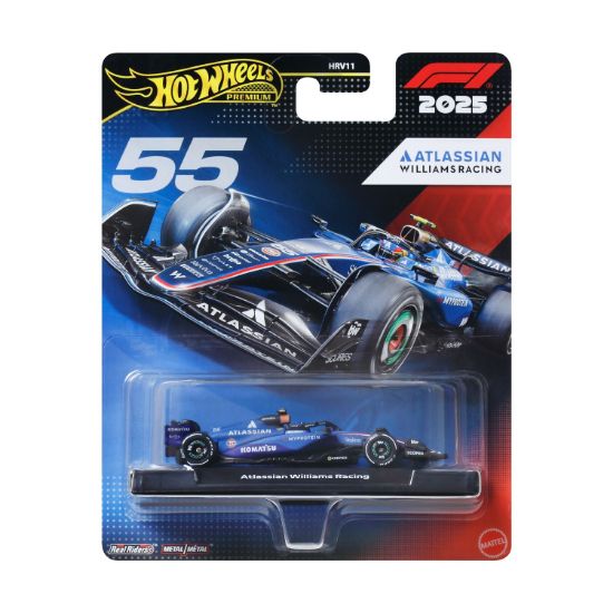Picture of Mattel Hot Wheels Premium: F1 –  Atlassian Williams Racing Vehicle (JKD85)