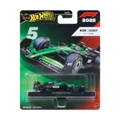 Picture of Mattel Hot Wheels Premium: F1 – Kick Sauber Team Vehicle (JKD89)