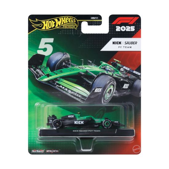 Picture of Mattel Hot Wheels Premium: F1 – Kick Sauber Team Vehicle (JKD89)