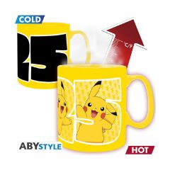 Picture of Abysse: Pokémon - Pikachu 25 Heat Change Mug (460ml) (ABYMUGA155)