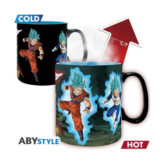 Picture of Abysse: Dragon Ball Super - Saiyans vs Black Heat Change Mug (460ml) (ABYMUGA449)