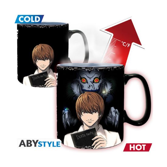 Picture of Abysse: Death Note - Kira & L Heat Change Mug (460ml) (ABYMUGA477)