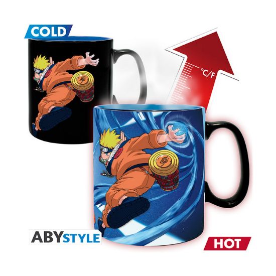 Picture of Abysse: Naruto - Naruto & Sasuke Heat Change Mug (460ml) (ABYMUGA500)