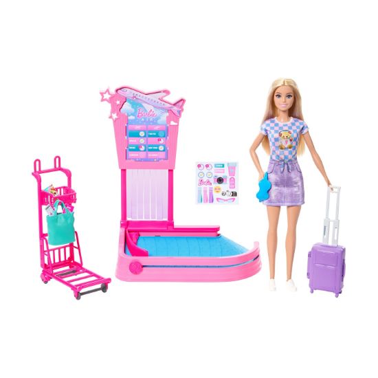 Picture of Mattel Barbie: Family & Friends - Barbie At the Airport (JMJ49)