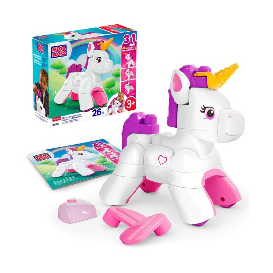 Picture of Mattel Mega Blocks: Unicorn 3‑in‑1 (JKG36)