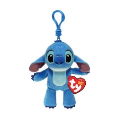 Picture of AS Ty: Χνουδωτό Beanie Babies Κλιπ Disney Stitch 8,5εκ (1607-34013)