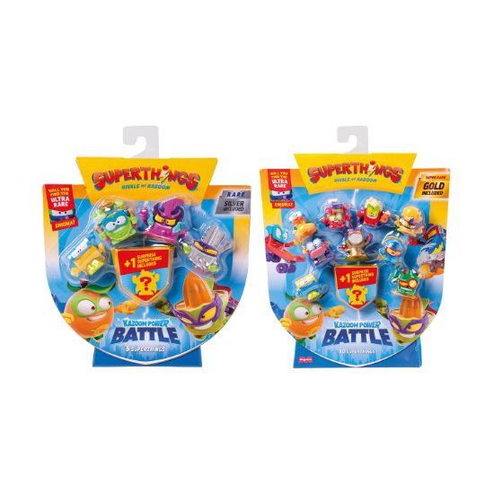 Picture of AS Superthings: Playsets - Kazoom Power Battle Blister  9+1 Φιγούρες (1013-61138)