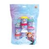 Picture of AS Disney: Frozen - Dough Polybag With 10 Pots And 3D Caps (1045-03624)