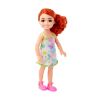 Picture of Mattel Barbie Club Chelsea Mini Girl Doll - Small Doll Wearing Removable Floral Dress & Shoes with Red Hair (HNY56)
