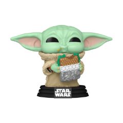 Picture of Funko Pop!: Star Wars - Grogu (with Food) #841 Bobble-Head Vinyl Figure
