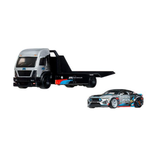 Picture of Mattel Hot Wheels Premium: Car Culture Team Transport - 2024 Ford Mustang RTR Spec 5-FD & Aero Lift Vehicles (JHX92)