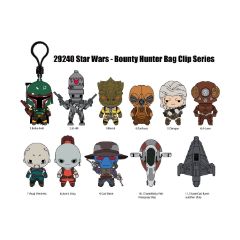 Picture of Monogram: Star Wars Most Wanted, Bounty Hunters (Series1) (Blind Bag/Random) 3D Foam Bag Clips Figures (29240)