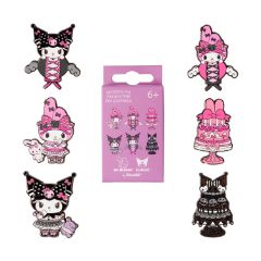 Picture of Loungefly Sanrio: My Melody & Kuromi - Pink And Black Mystery Box Pin (SANPN0286-EA)