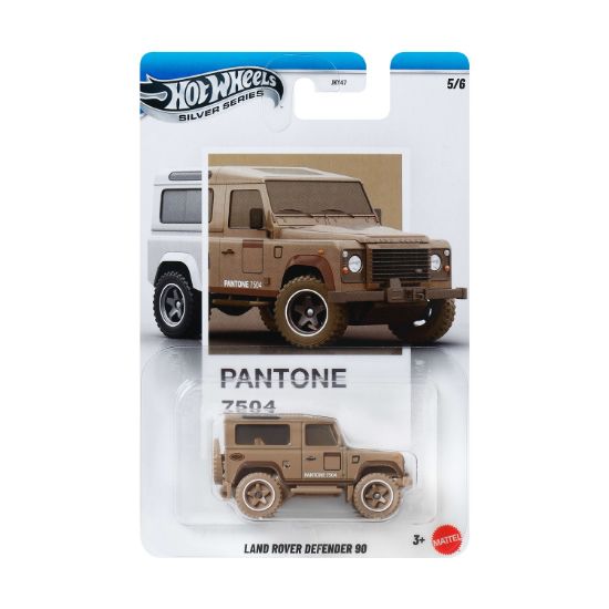 Picture of Mattel Hot Wheels Silver Series: Pantone 7504 - Land Rover Defender 90 Vehicle (JKY62)