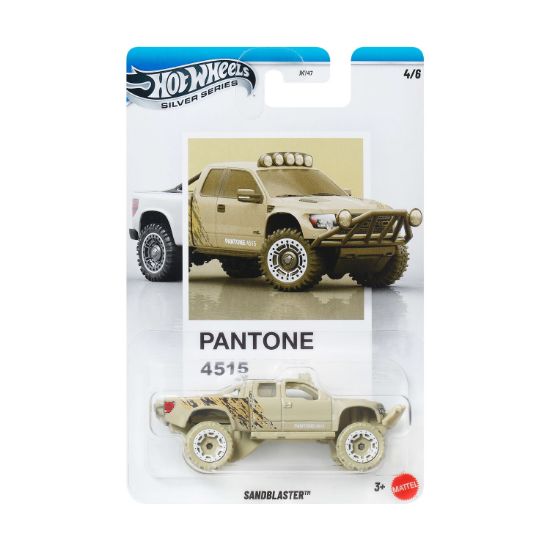 Picture of Mattel Hot Wheels Silver Series: Pantone 4515 - Sandblaster Vehicle (JKY64)