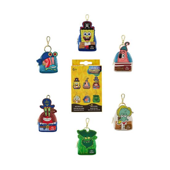 Picture of Loungefly Nickelodeon: Spongebob Squarepants Mystery Mini Backpack Bag Charms - Eaches (NICBC0002-EA)