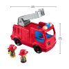 Picture of Fisher Price: Little People - Fire Truck Vehicle with Figures (HYR88)
