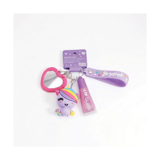 Picture of AS HappiHobbi: Her World - Beauty - Keychain Unicorn & Lip Gloss  (1081-60024)