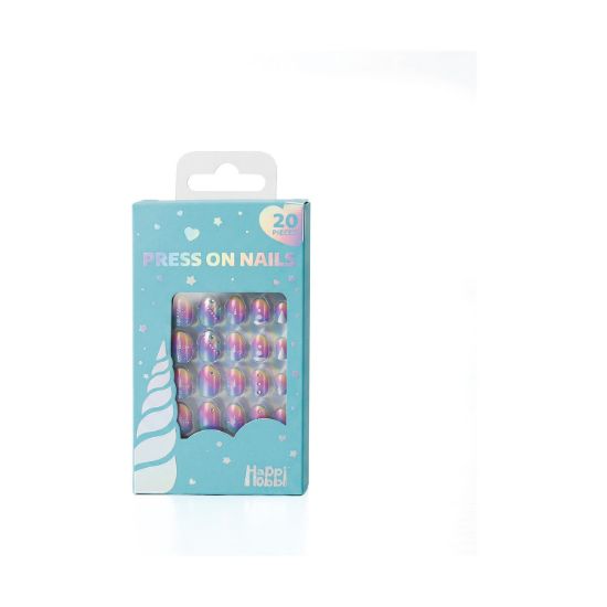 Picture of AS HappiHobbi: Her World - Beauty - Sparkle Love Press on Nails (Blue Packaging) (1081-60015)