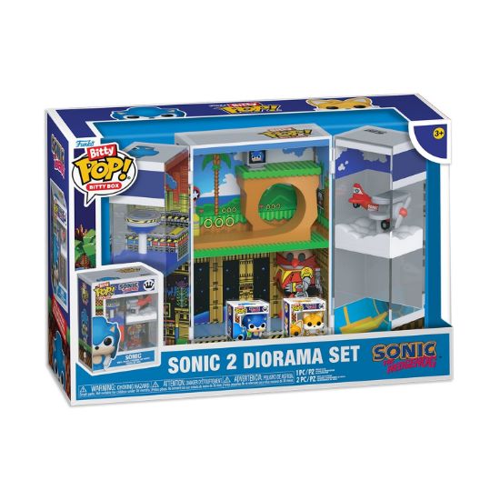 Picture of Funko Bitty Pop! Bitty Box: Sonic The Hedgehog - Sonic 2 Diorama Set Vinyl Figures